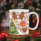 Frendorf | 3D Weihnachts-Gingerman Keramik Kaffeetasse