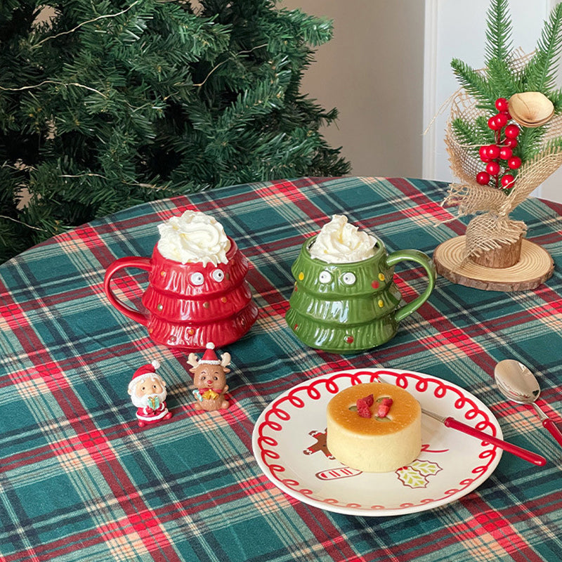 Frendorf | Kreative Big Eyes Weihnachtsbaum Tasse