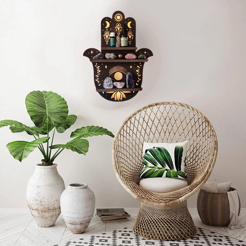 Frendorf | Luna Moth Lampe Kristallregale