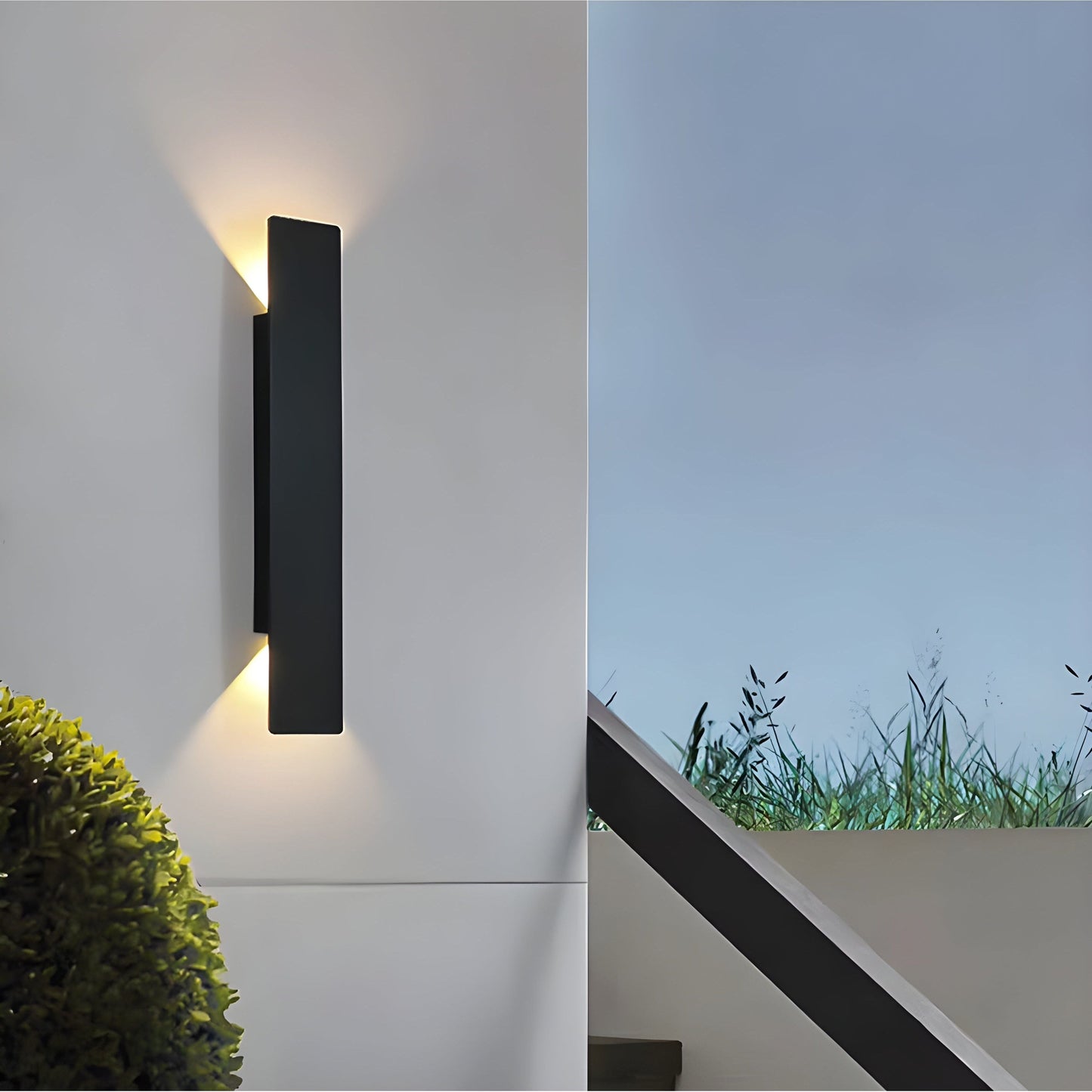 Licht - Moderne wetterfeste LED-Wandleuchte aus Aluminium für den Außenbereich