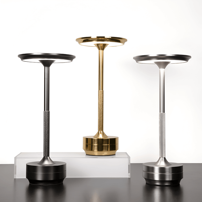 Kabellos | Wiederaufladbare Touch-Control-LED-Tischlampe für elegantes Ambiente Licht