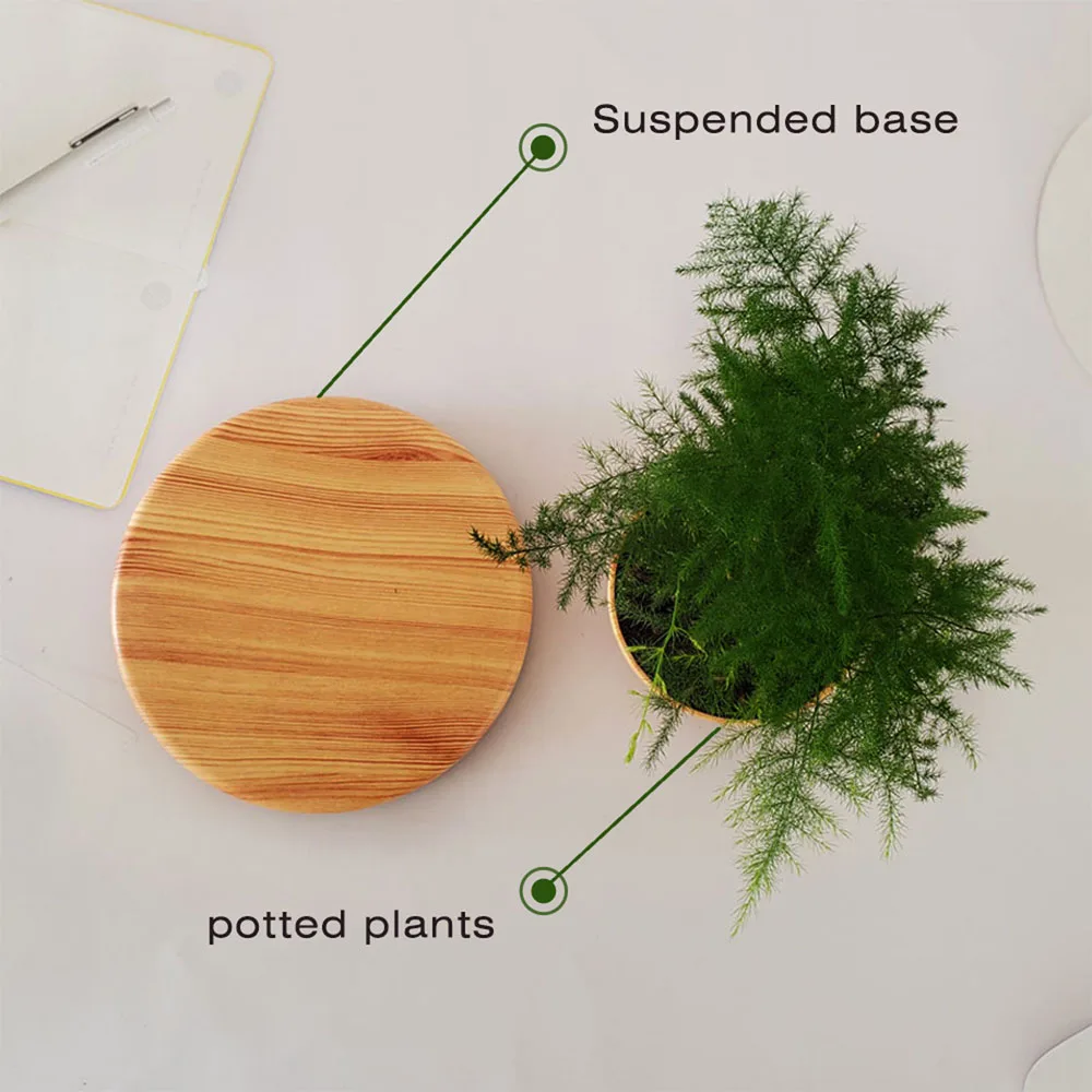 Frendorf | LeviPot Schwebender Blumentopf | Elegantes Design | Magnetisches Pflanzgefäß | Deko für Zuhause