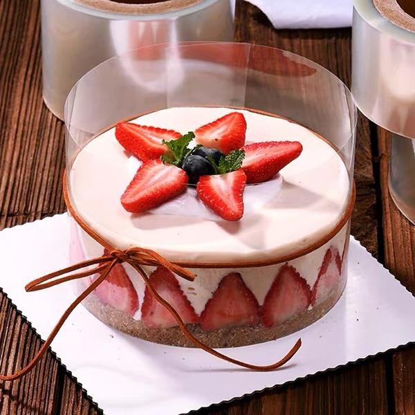 Frendorf | 1-Rolle: Transparente Kuchenfolie Dekorative Folie