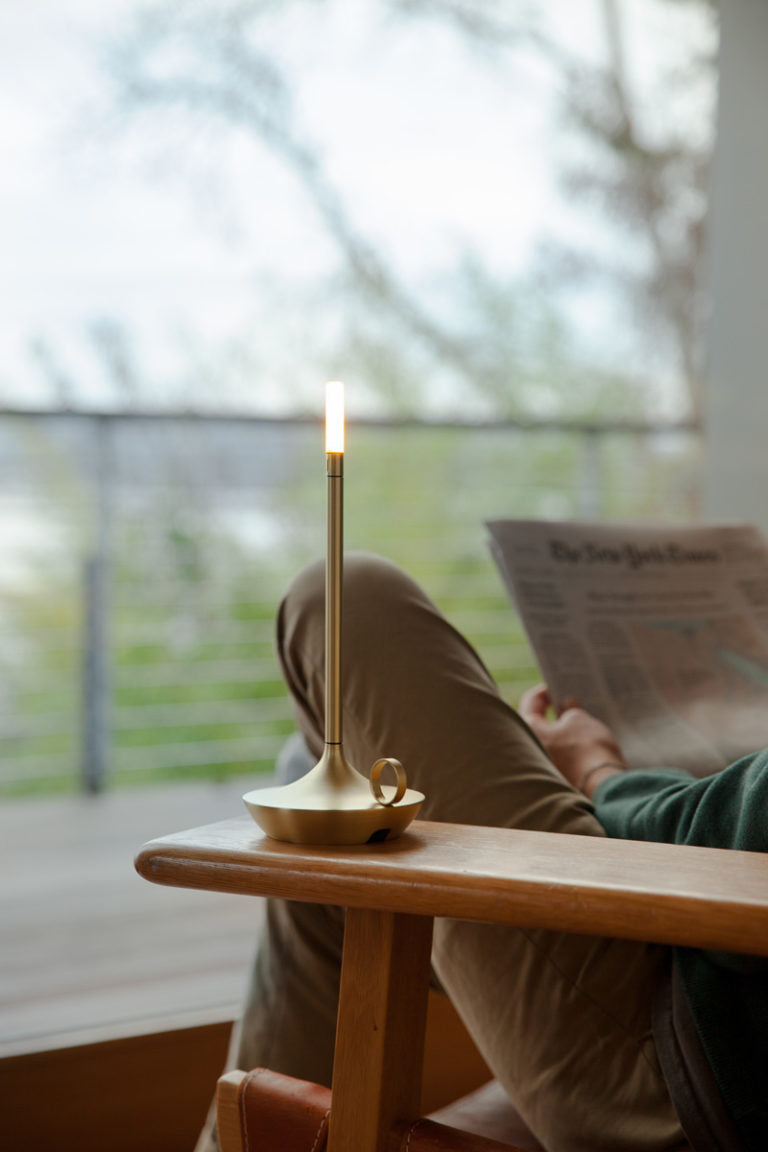 Frendorf | Graypants Wick Type wiederaufladbare Tischlampe