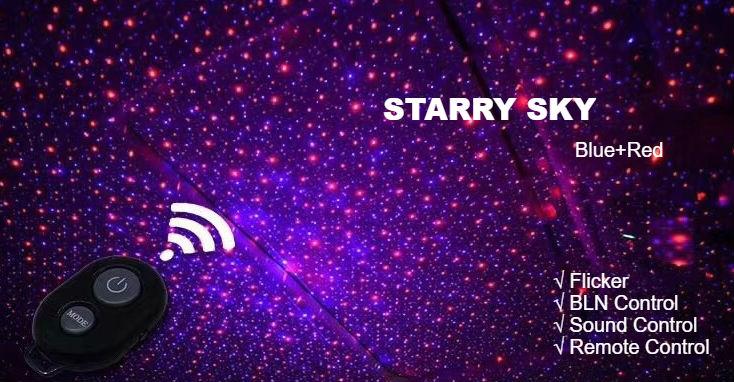 Frendorf | Autodach Sternprojektorlichter -- Genieße einen romantischen Galaxiehimmel