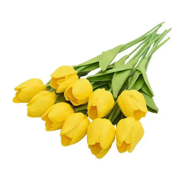 10 Köpfe Tulpen Künstliche Blumen