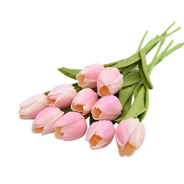 10 Köpfe Tulpen Künstliche Blumen