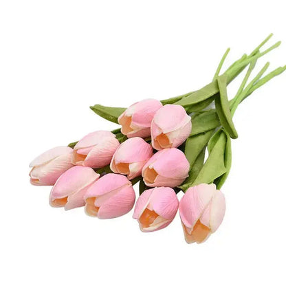 10 Köpfe Tulpen Künstliche Blumen