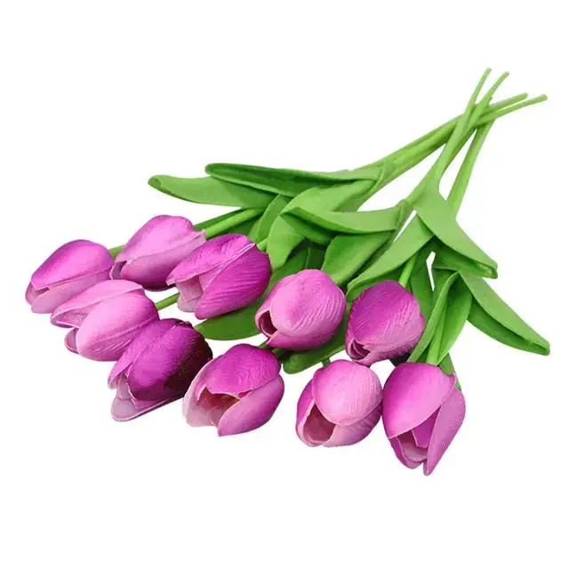 10 Köpfe Tulpen Künstliche Blumen