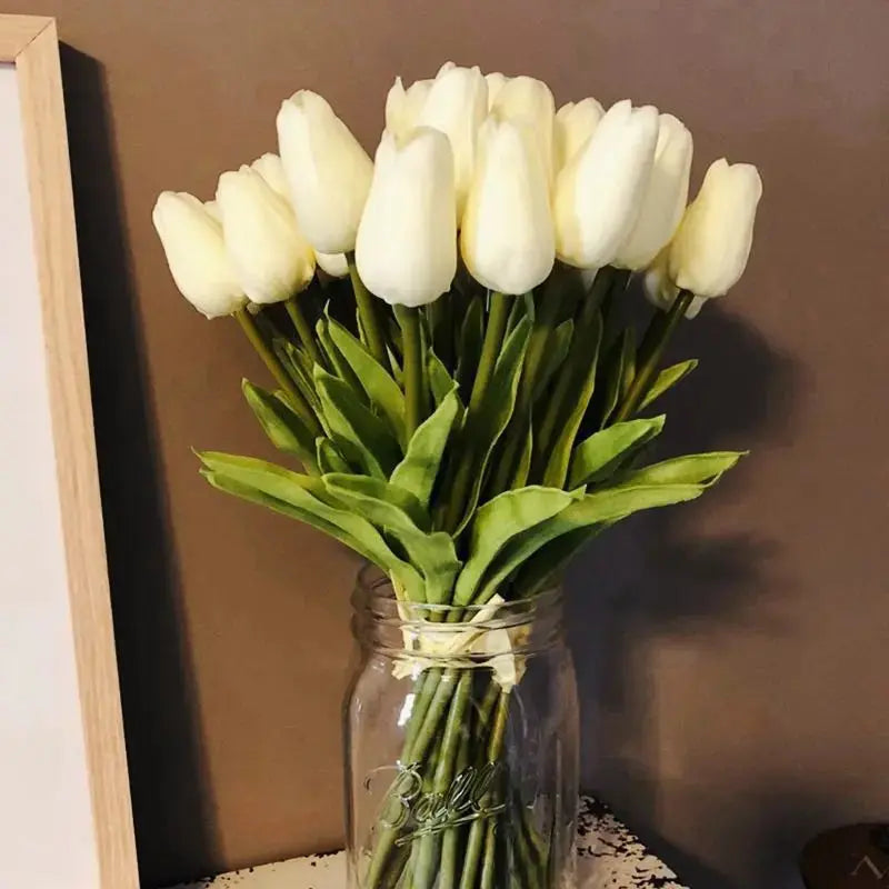 10 Köpfe Tulpen Künstliche Blumen