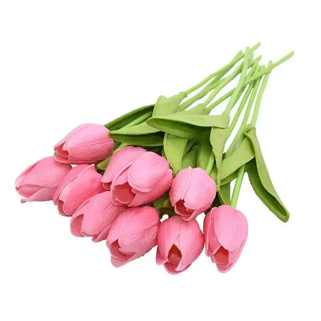 10 Köpfe Tulpen Künstliche Blumen