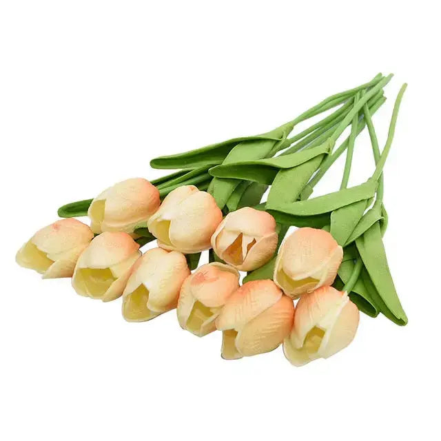 10 Köpfe Tulpen Künstliche Blumen