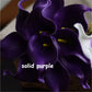 10 marineblaue Calla-Lilien PU Real Touch Blumen Hochzeitsdekoration Sträuße Tischdekoration Kunstblumen Wohnkultur