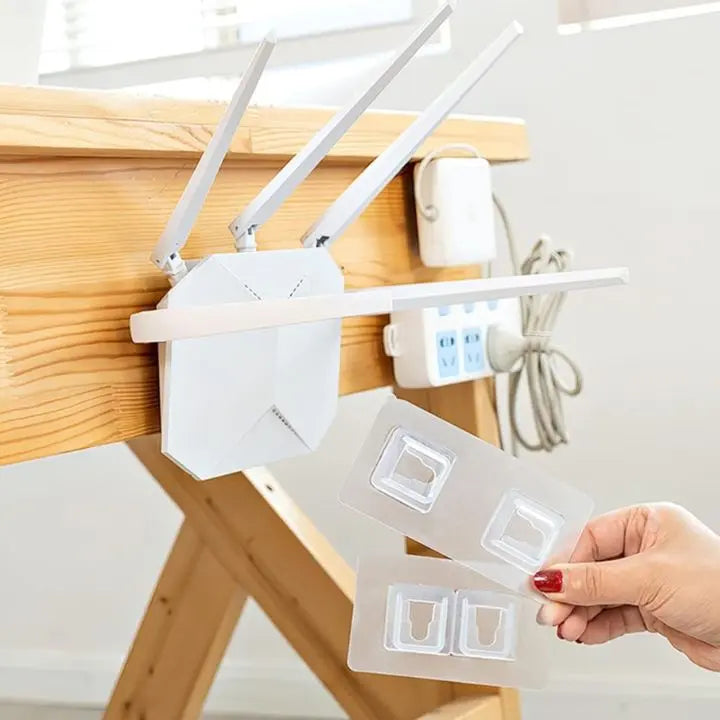 Frendorf | 10 Paar Transparente Wandhaken – stark haftend & vielseitig einsetzbar