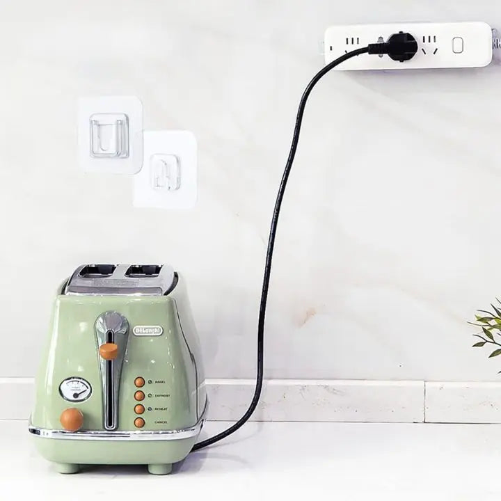 Frendorf | 10 Paar Transparente Wandhaken – stark haftend & vielseitig einsetzbar