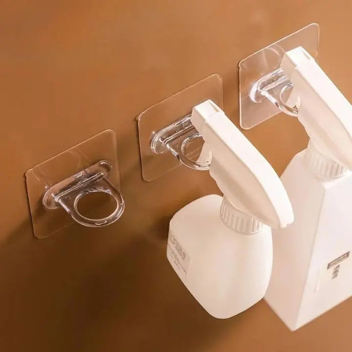 Frendorf | 10 Stück | Selbstklebende runde Wandhaken – vielseitig nutzbar