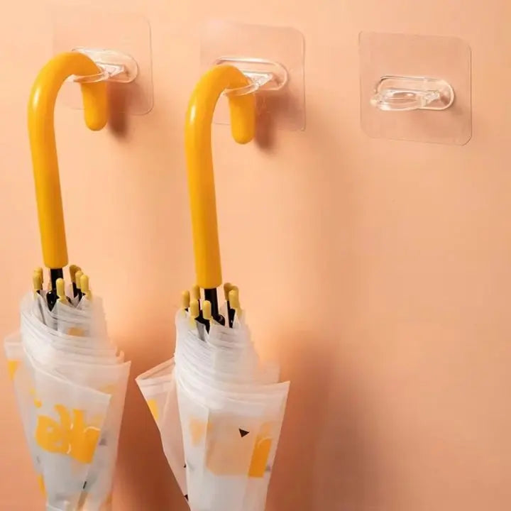 Frendorf | 10 Stück | Selbstklebende runde Wandhaken – vielseitig nutzbar