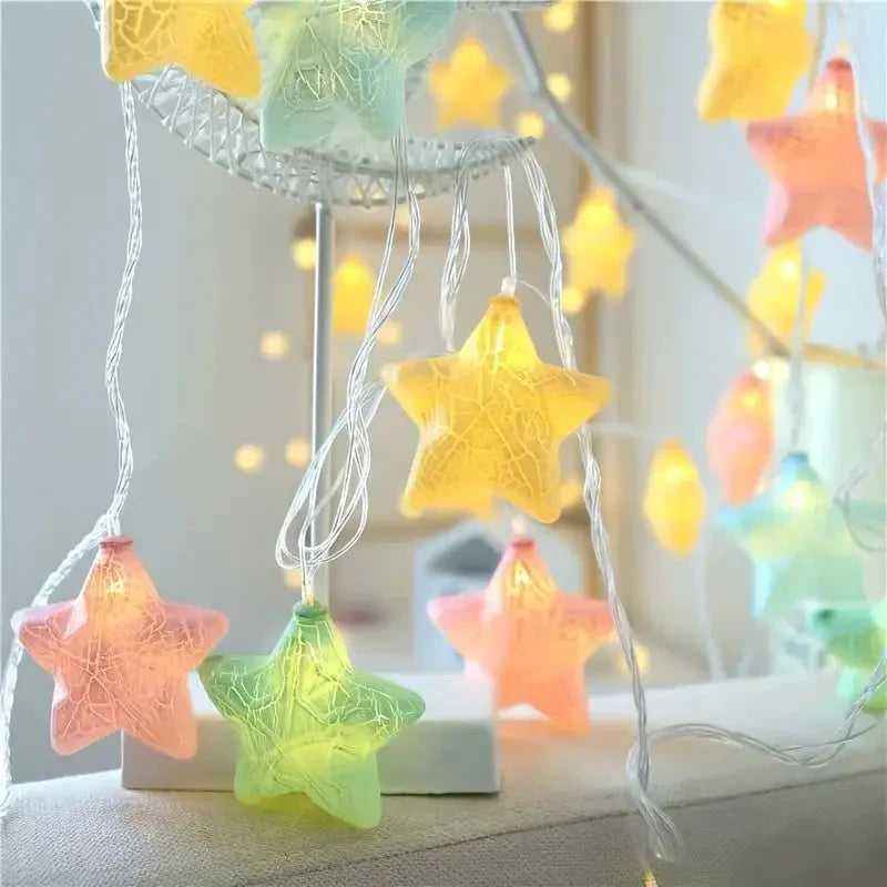 Frendorf | 10-Licht Rissstern Lichterkette