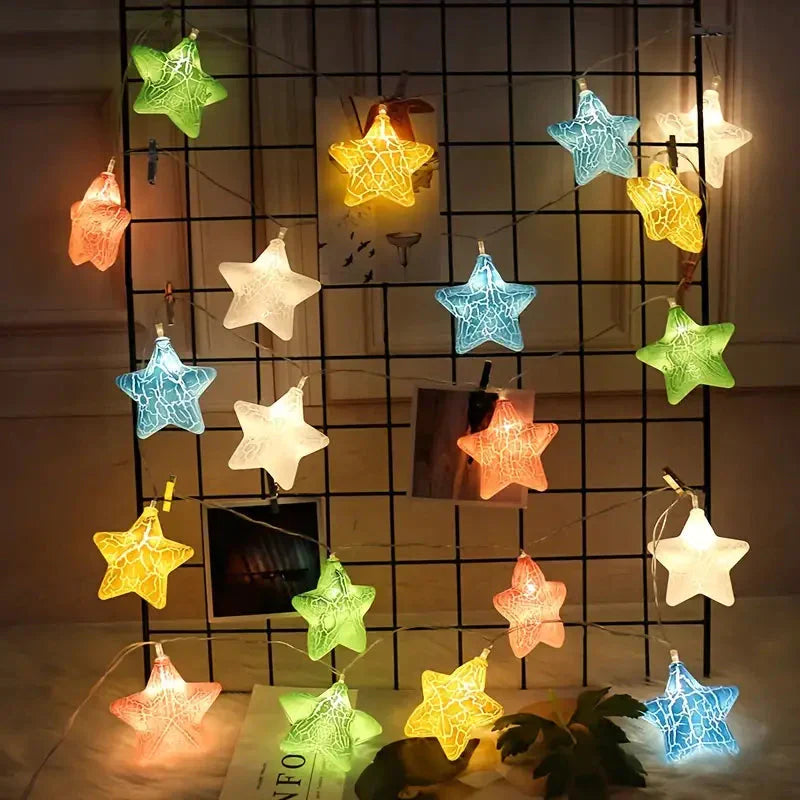 Frendorf | 10-Licht Rissstern Lichterkette