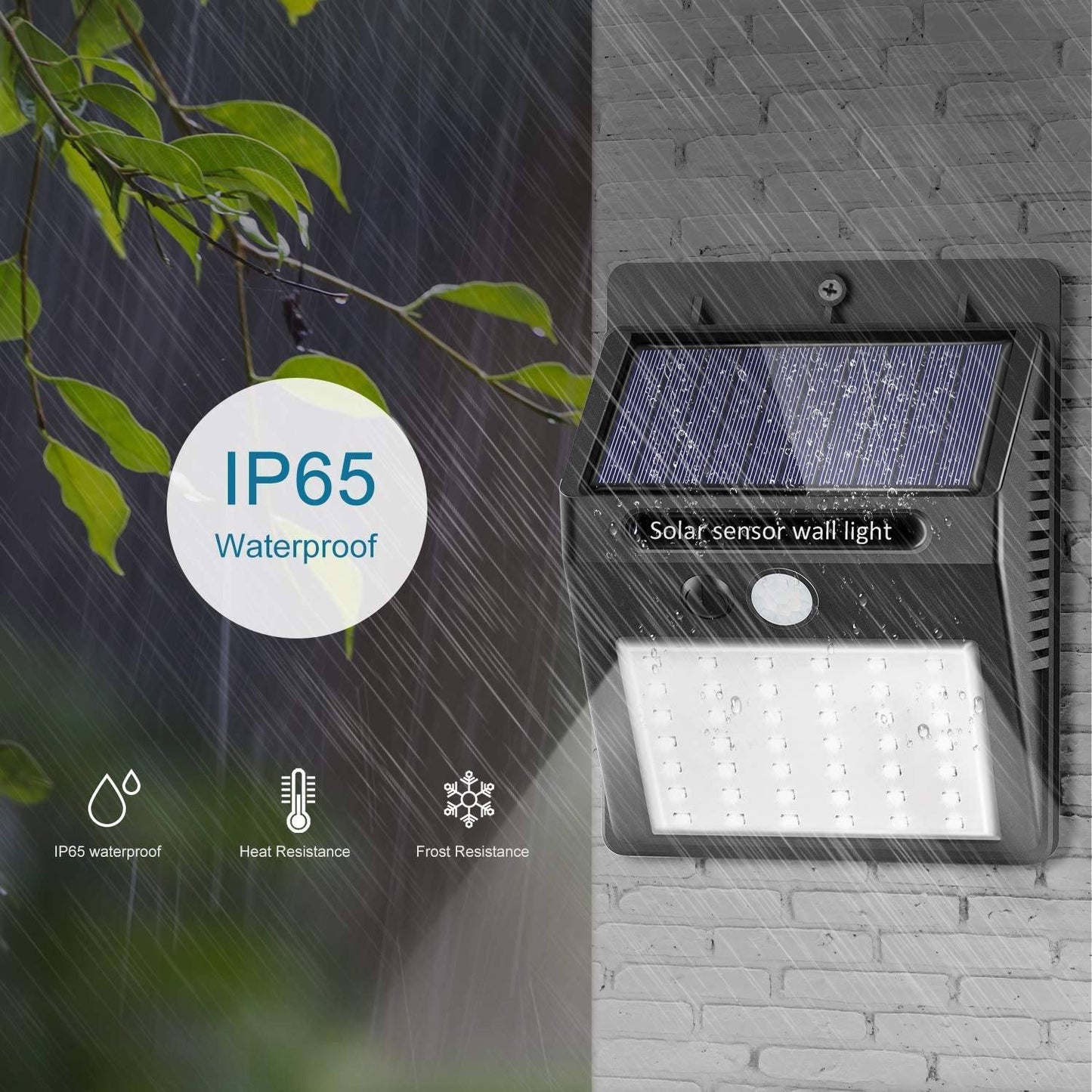 Frendorf | 10er-Pack: 42 LED Außen Solar Licht