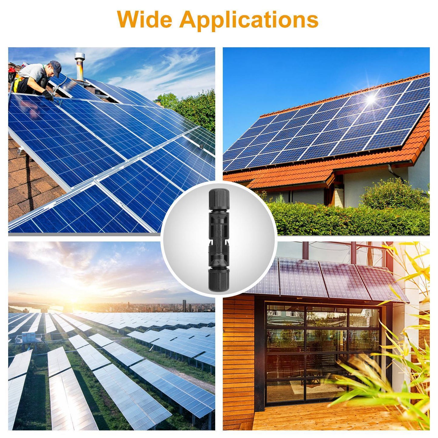 Frendorf | 10-Paare: Solar Panel Anschlüsse