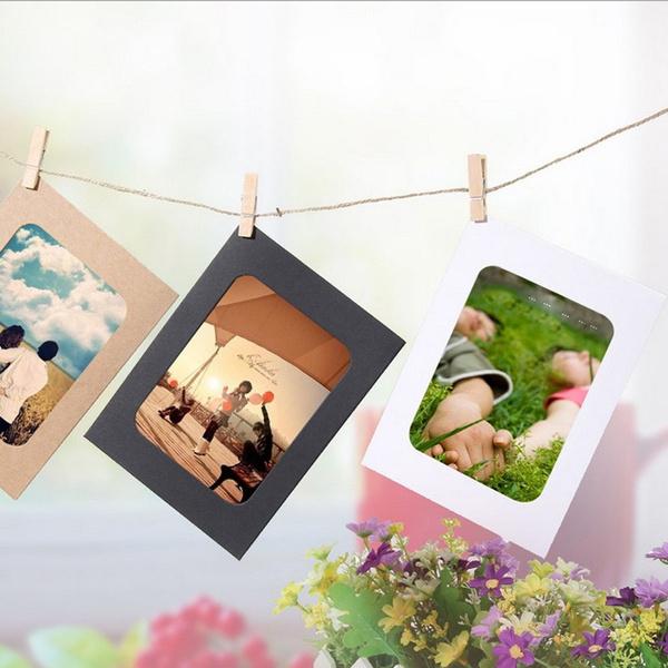 Frendorf | 10-Teilig:  3 Zoll DIY Kreativer Wandhängender Foto Rahmen