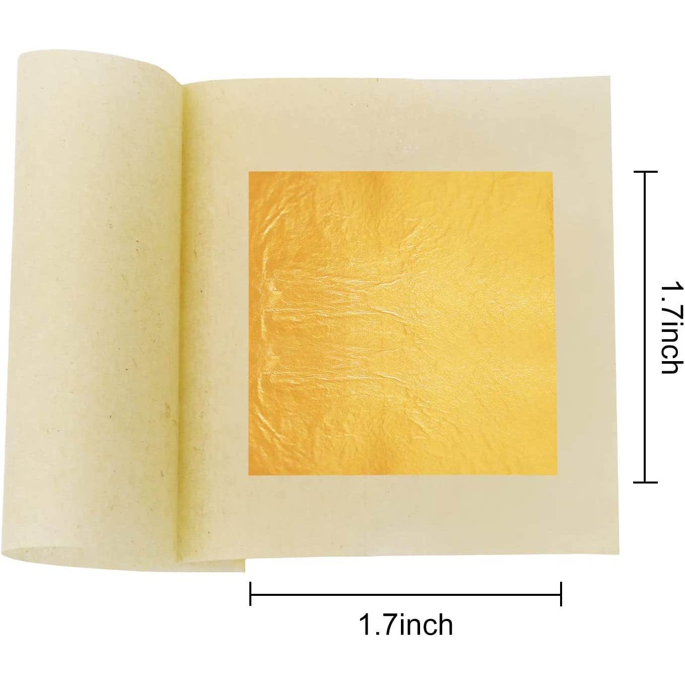 Frendorf | 10-Teilig: 4,33 cm essbare Goldblattblätter