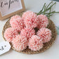 Frendorf | 10-Teilig: Künstliche Blumen Chrysanthemen Ball Blumenstrauß