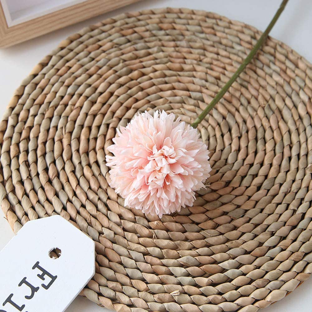 Frendorf | 10-Teilig: Künstliche Blumen Chrysanthemen Ball Blumenstrauß