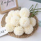 Frendorf | 10-Teilig: Künstliche Blumen Chrysanthemen Ball Blumenstrauß