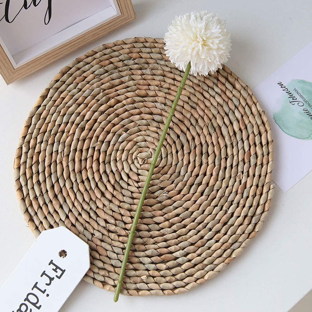 Frendorf | 10-Teilig: Künstliche Blumen Chrysanthemen Ball Blumenstrauß