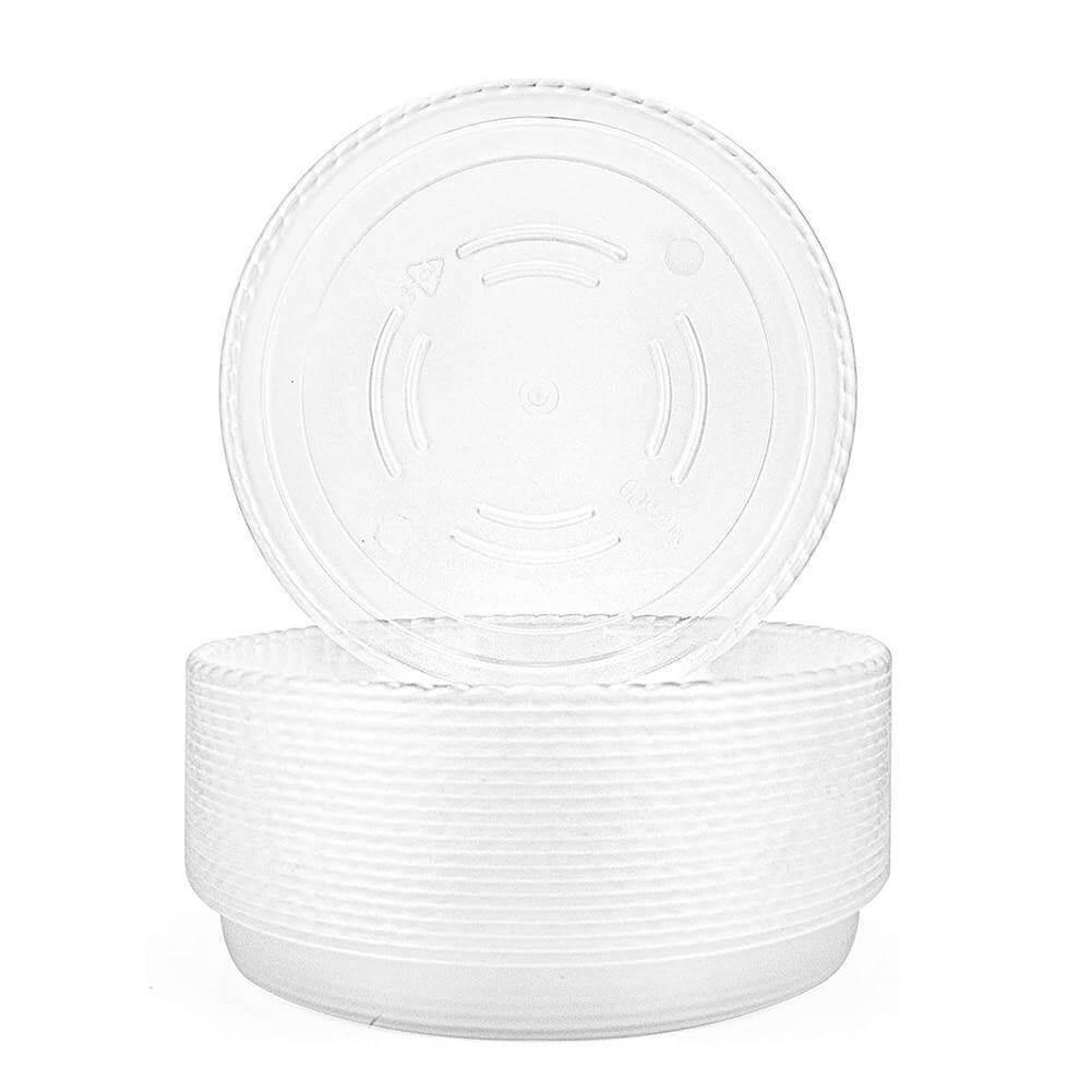 Frendorf | PlanterShield 10-teiliges Transparentes Kunststoff-Untersetzer-Set | Pflanzenschutz für Zuhause und Garten