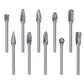 Frendorf | 10-teilig: Doppelschneidige Hartmetall-Rotationsfräser-Bit-Set