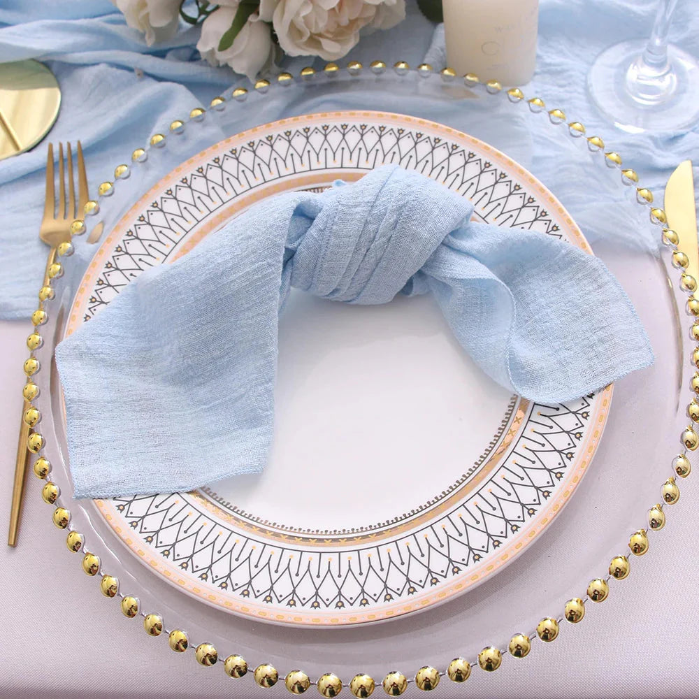 Frendorf | 10-teilige Gaze Servietten Set für Partys und besondere Anlässe
