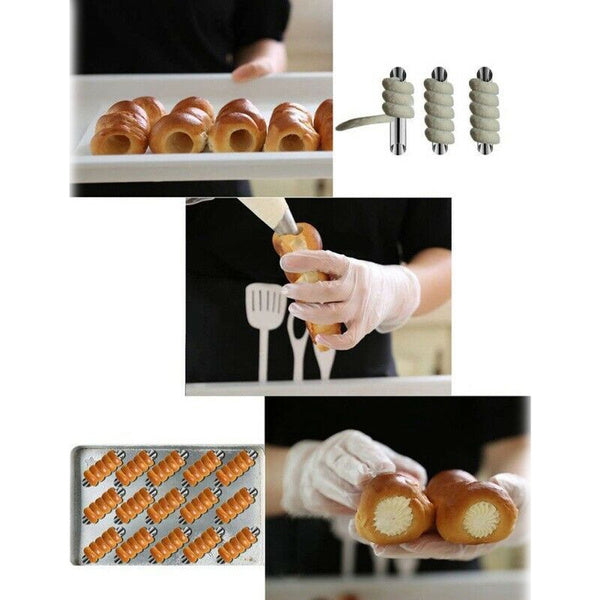 Frendorf | 10-Teilig: Antihaft-Buttercreme-Ecken-Dänisches Gebäckformen