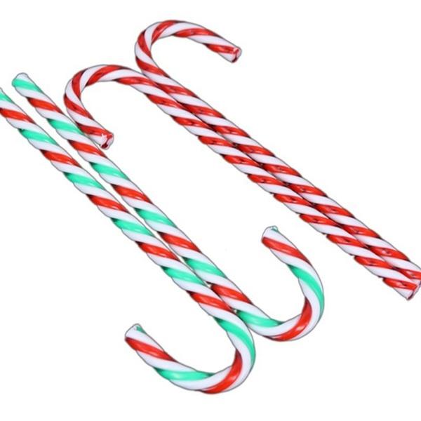 Frendorf | 10-teilig: Plastik-Zuckerstangen-Ornamente