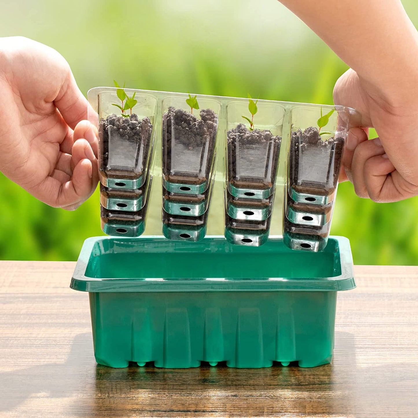 Frendorf | 10-teiligen: Wiederverwendbares Saatstarter-Tablettset