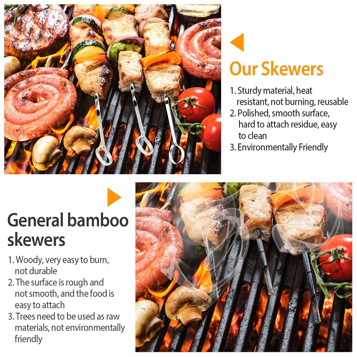 Frendorf | 10-teilig: 16" BBQ-Spieße