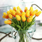 Frendorf | 10 Teile: PU Modern Style Blumenarrangement Tisch Blumenstrauß
