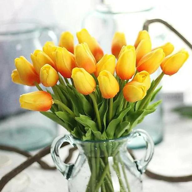 Frendorf | 10 Teile: PU Modern Style Blumenarrangement Tisch Blumenstrauß