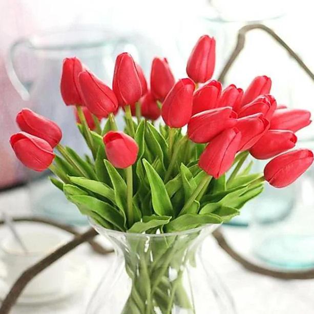Frendorf | 10 Teile: PU Modern Style Blumenarrangement Tisch Blumenstrauß