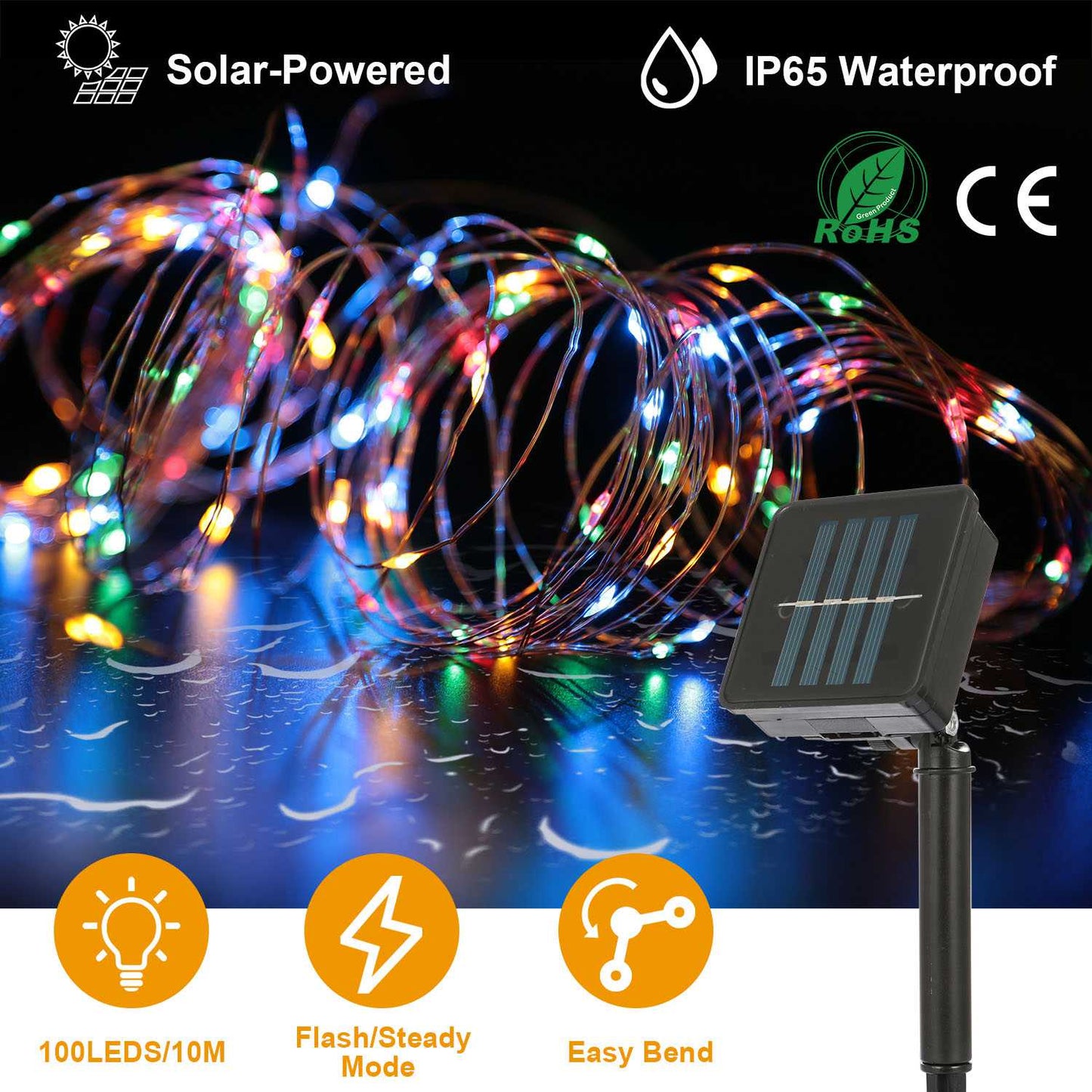 Frendorf | 100 LEDs Solar Lichterkette