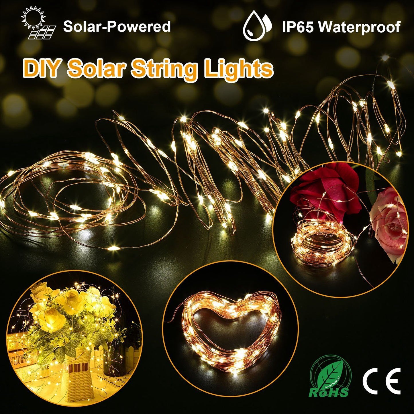 Frendorf | 100 LEDs Solar Lichterkette