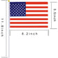 Frendorf | 100-Pack: Handheld Kleine Miniatur Amerikanische Flagge