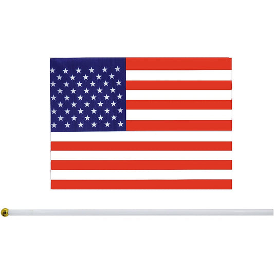 Frendorf | 100-Pack: Handheld Kleine Miniatur Amerikanische Flagge