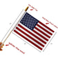 Frendorf | 100-Pack: USA 4x6 in Holzstabflagge
