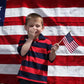 Frendorf | 100-Pack: USA 4x6 in Holzstabflagge