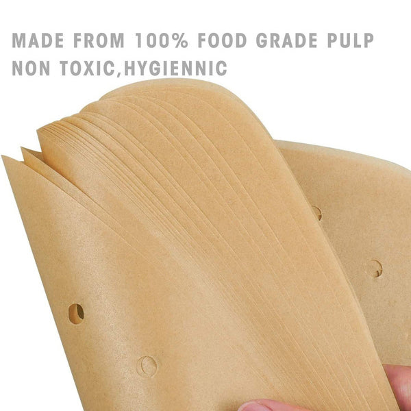 Frendorf | 100-Stück: Air Fryer Pergamentpapier