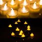 Frendorf | 100-teilige: Amber Gelbe LED Kerze Tee Licht Flameless Steady Teelicht