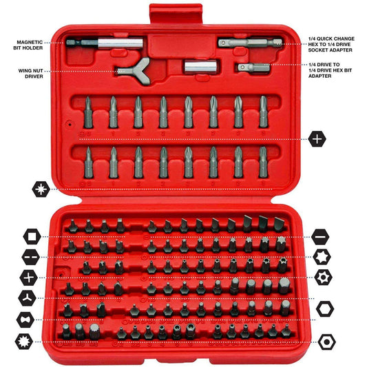 Frendorf | 100-Teile: Neiko 10048A Premium Sicherheits Bit Set